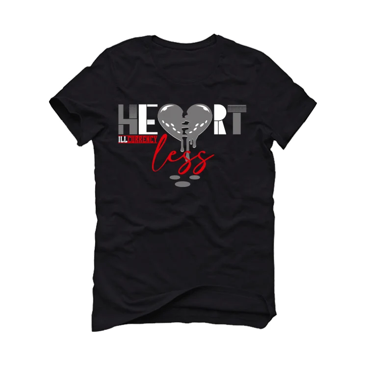 Air Jordan 4 “Black Canvas” Black T-Shirt (Heartless) - Image 2