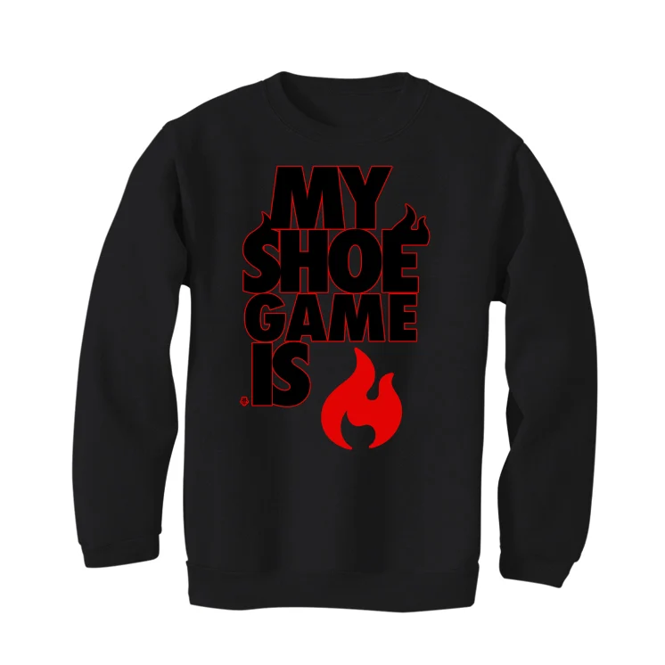 Air Jordan 4 “Black Canvas”| ILLCURRENCY Black T-Shirt (MY SHOE) - Image 4