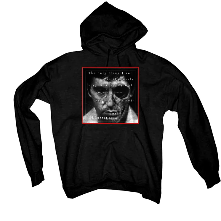 Air Jordan 4 “Black Canvas”| ILLCURRENCY Black T-Shirt (ONLY THING I GOT) - Image 3