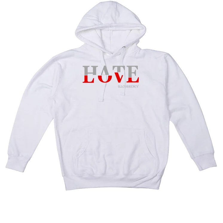 Air Jordan 4 “Black Canvas” White T-Shirt (Hate Love) - Image 3