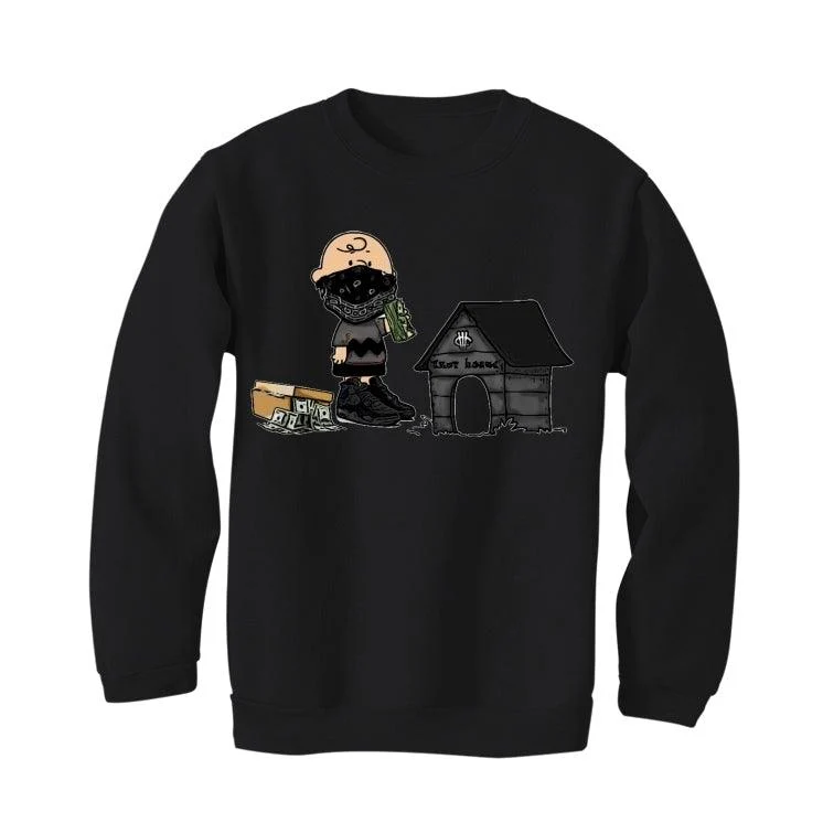 Air Jordan 4 Black Cat "2020" Black T-Shirt (Trap House) - Image 4