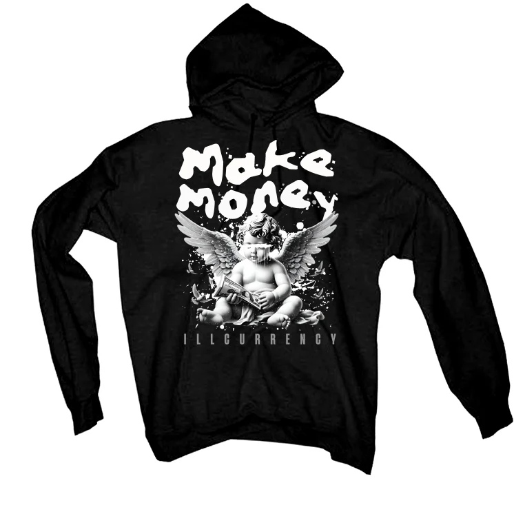 Air Jordan 4 Black Cat Matching T-Shirt, Sweatshirts & Hoodies Black T-Shirt (Make Money)| illcurrency - Image 3