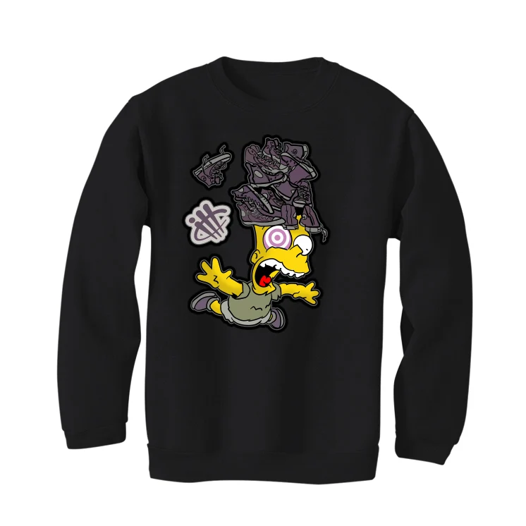 Air Jordan 4 Canyon Purple - Black T-Shirt (FREE FALL) - Image 4