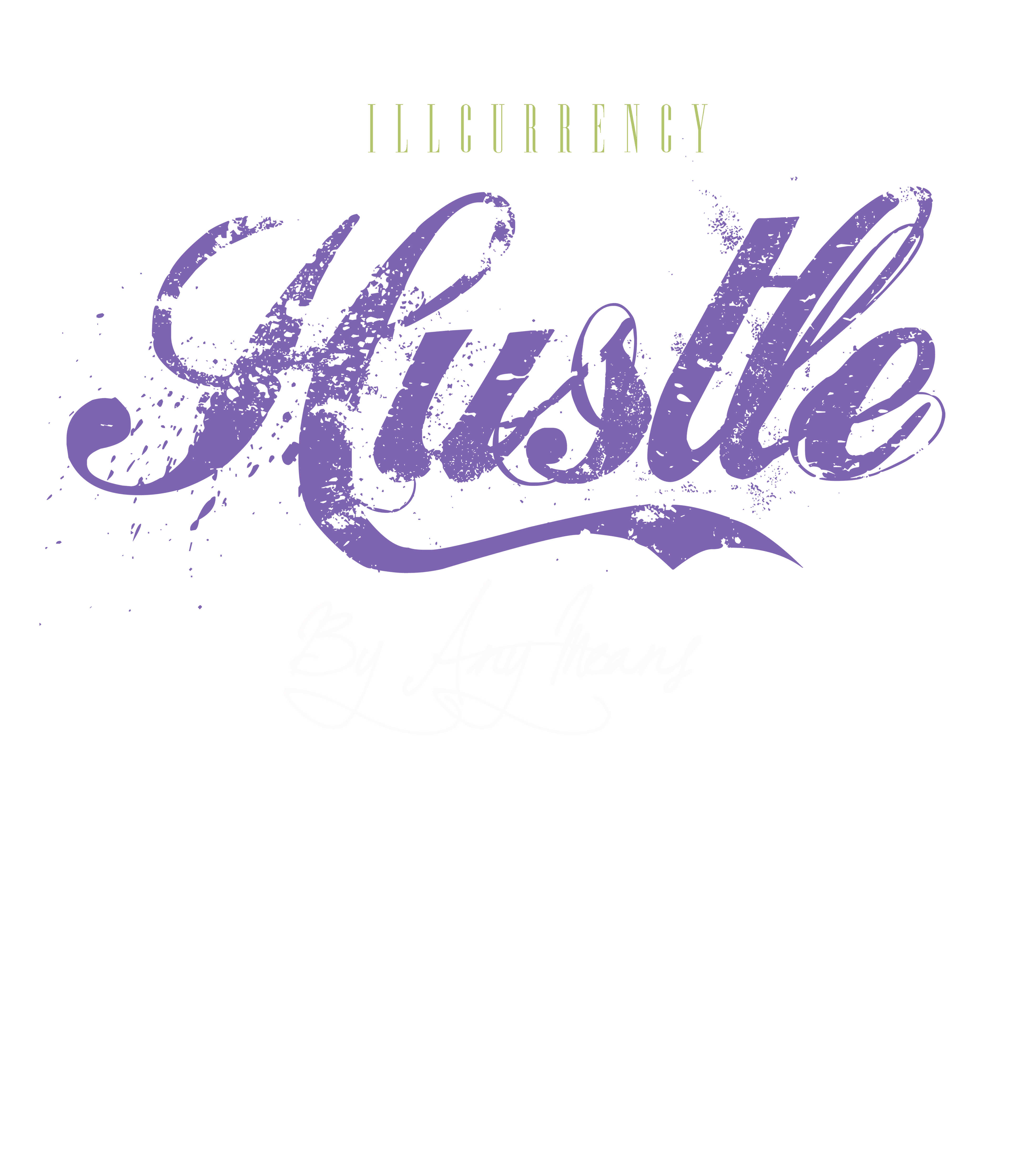 Air Jordan 4 “Canyon Purple” Black T-Shirt (Hustle By Any Means)