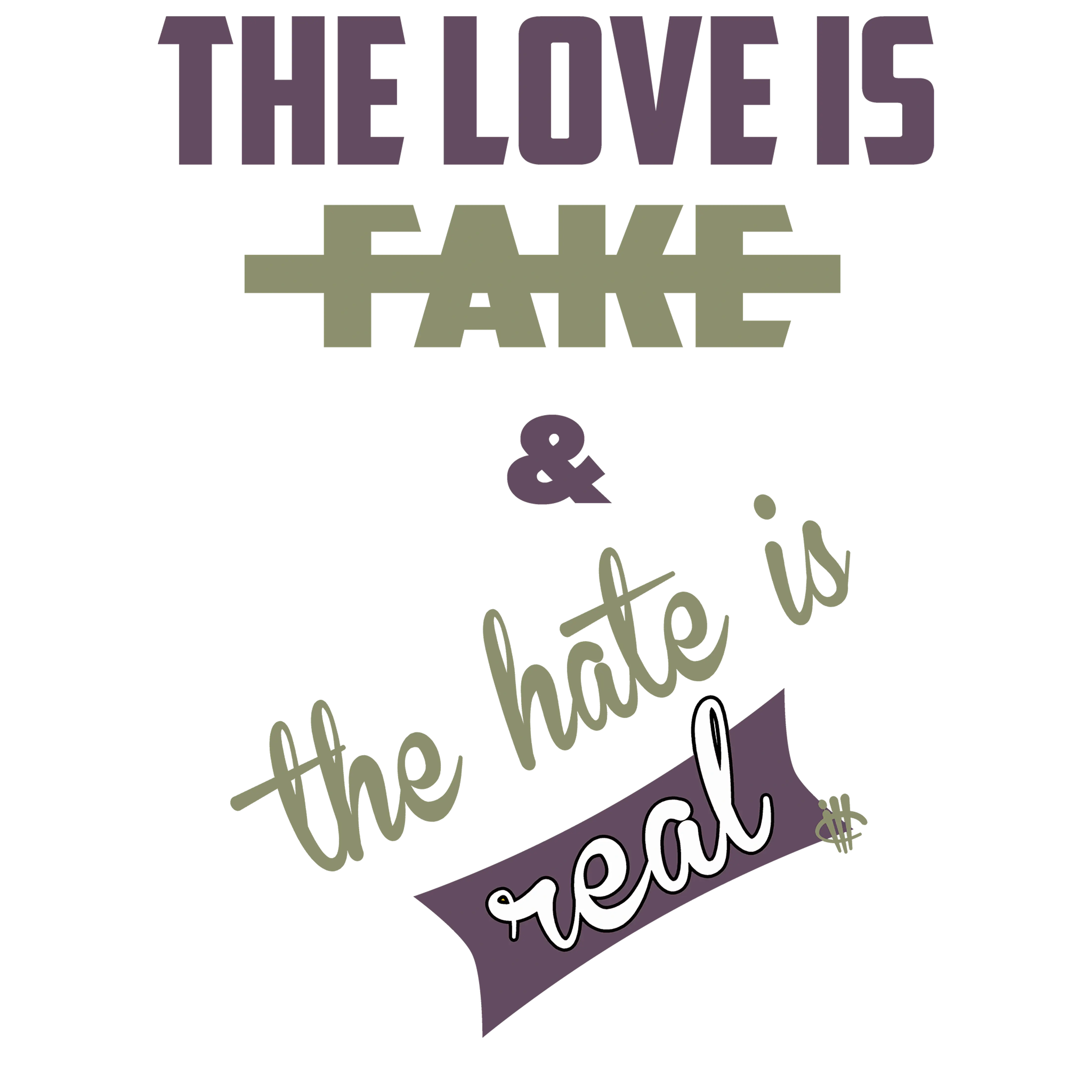 Air Jordan 4 “Canyon Purple” Black T-Shirt (Love is Fake)