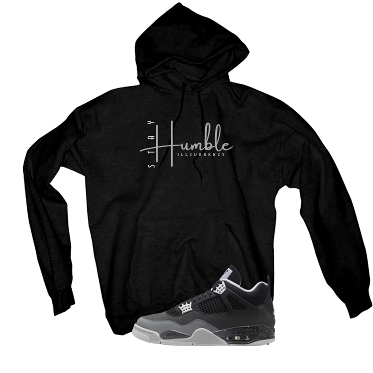 Air Jordan 4 Fear Pack Black T-Shirt (Stay Humble)| illcurrency - Image 3