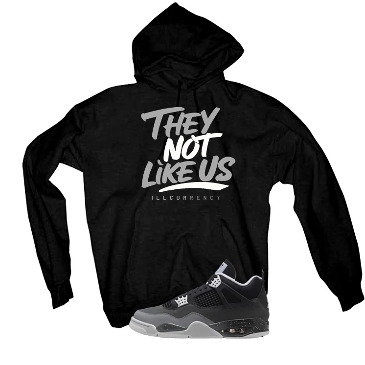 Air Jordan 4 Fear Pack Black T-Shirt (They not like us)| illcurrency - Image 3
