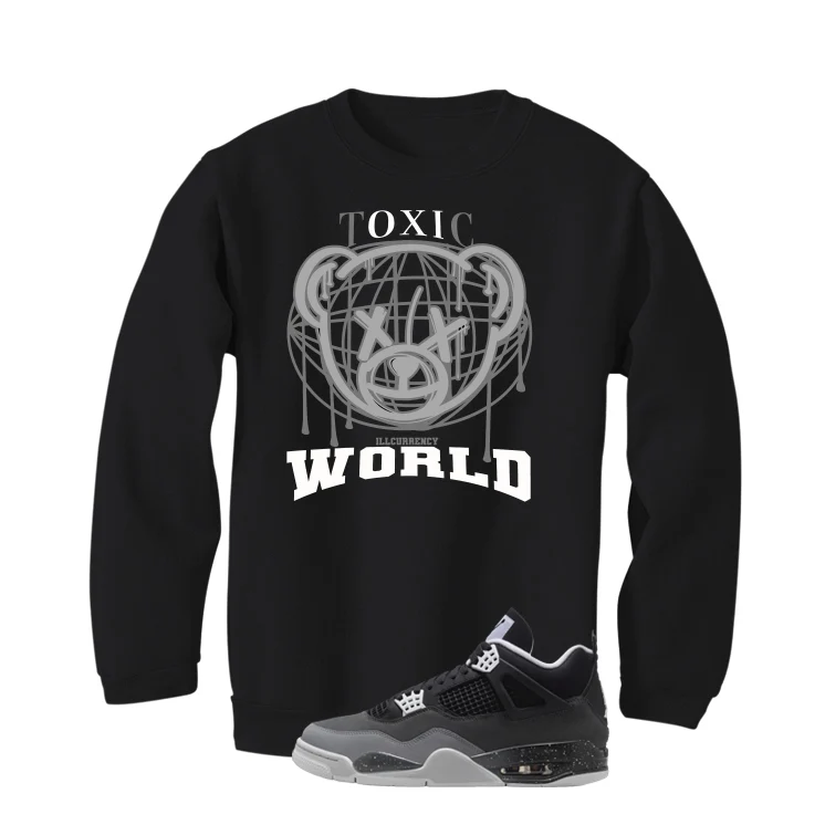Air Jordan 4 Fear Pack Black T-Shirt (Toxic World)| illcurrency - Image 3