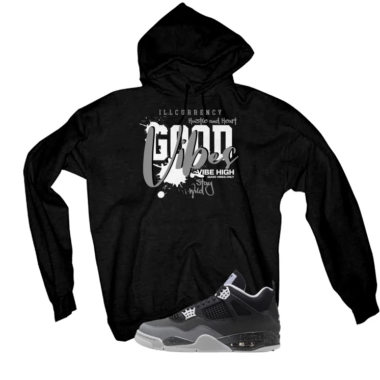 Air Jordan 4 Fear Pack Black T-Shirt (Vibes)| illcurrency - Image 3