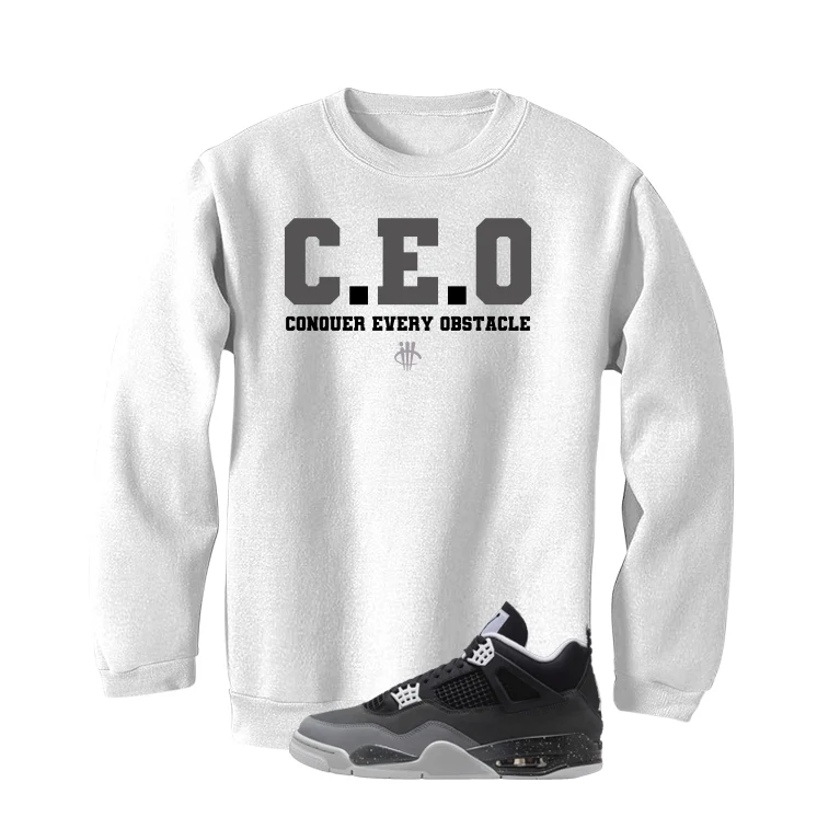 Air Jordan 4 Fear Pack White T-Shirt (CEO)| illcurrency - Image 4