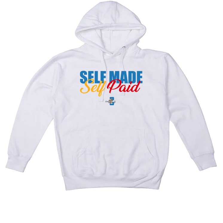 Air Jordan 4 "Messy Room" White T-Shirt (Self Made Self Paid) - Image 3
