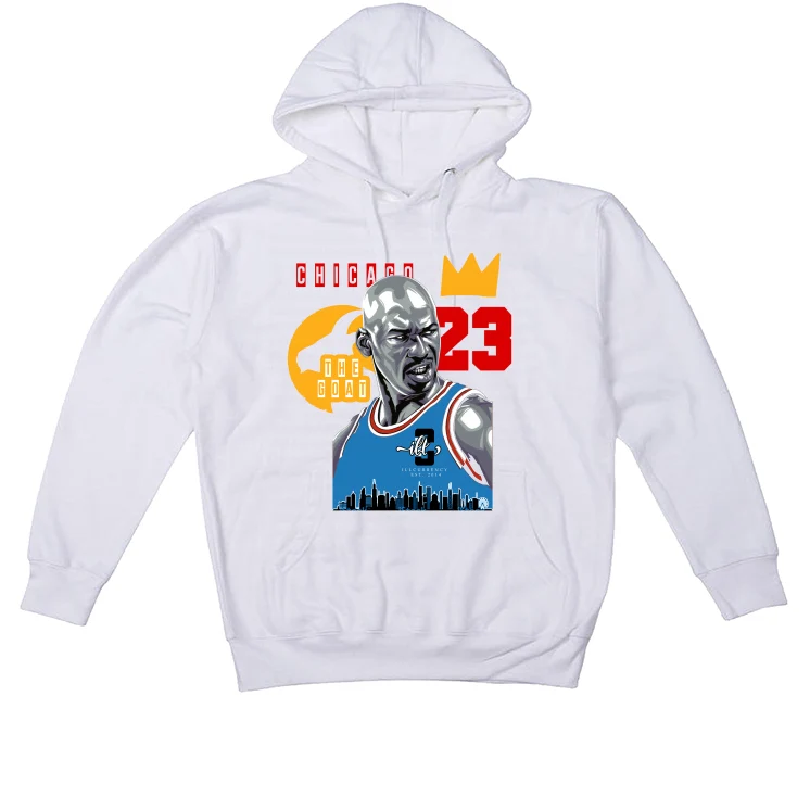 Air Jordan 4 "Messy Room" White T-Shirt (The Goat) - Image 2