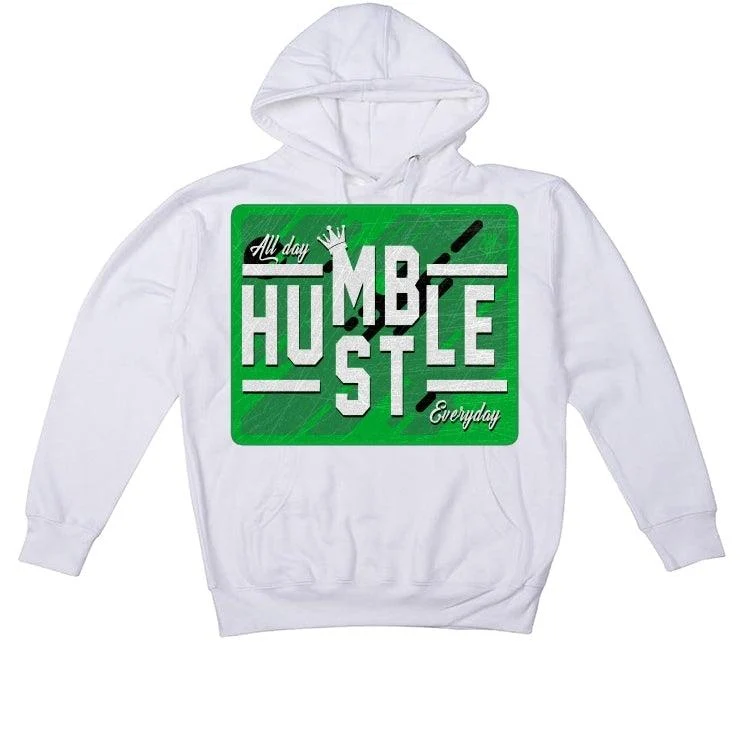 Air Jordan 4 (METALLIC PACK) GREEN 2020 White T-Shirt (ALWAYS HUSTLE) - Image 2