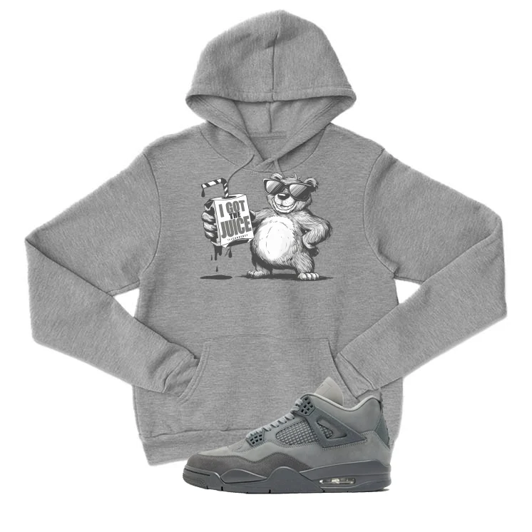 Air Jordan 4 Paris Olympics Grey T-Shirt (I got the juice)| illcurrency - Image 3