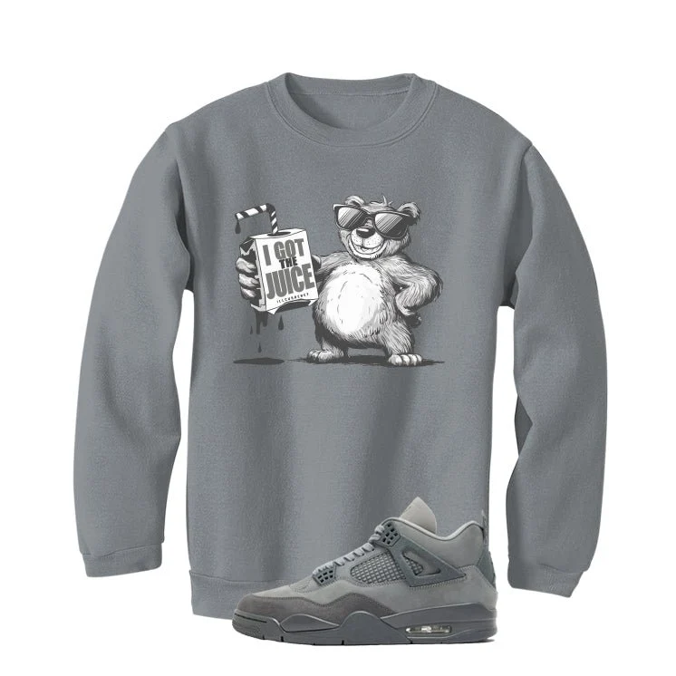 Air Jordan 4 Paris Olympics Grey T-Shirt (I got the juice)| illcurrency - Image 4