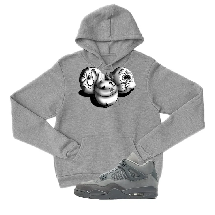 Air Jordan 4 Paris Olympics Grey T-Shirt (SEE NO EVIL)| illcurrency - Image 3