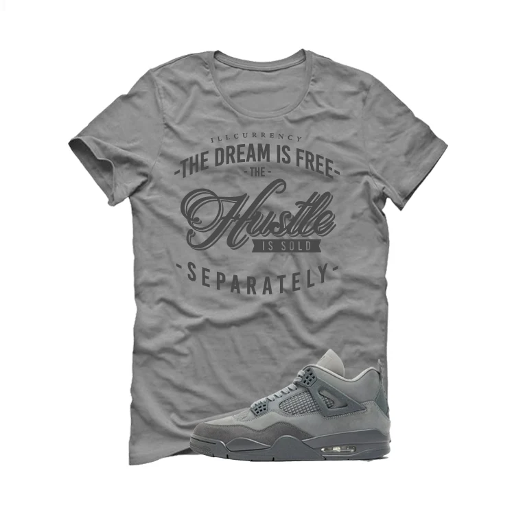 Air Jordan 4 Paris Olympics Grey T-Shirt (The dream is free)| illcurrency - Image 2