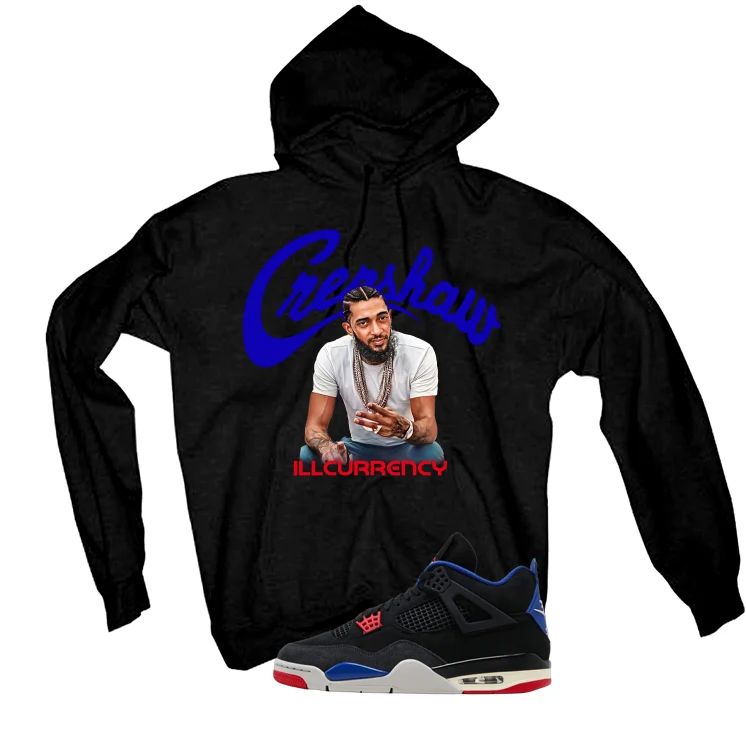Air Jordan 4 Rare Air Black T-Shirt (Crenshaw)| illcurrency - Image 3