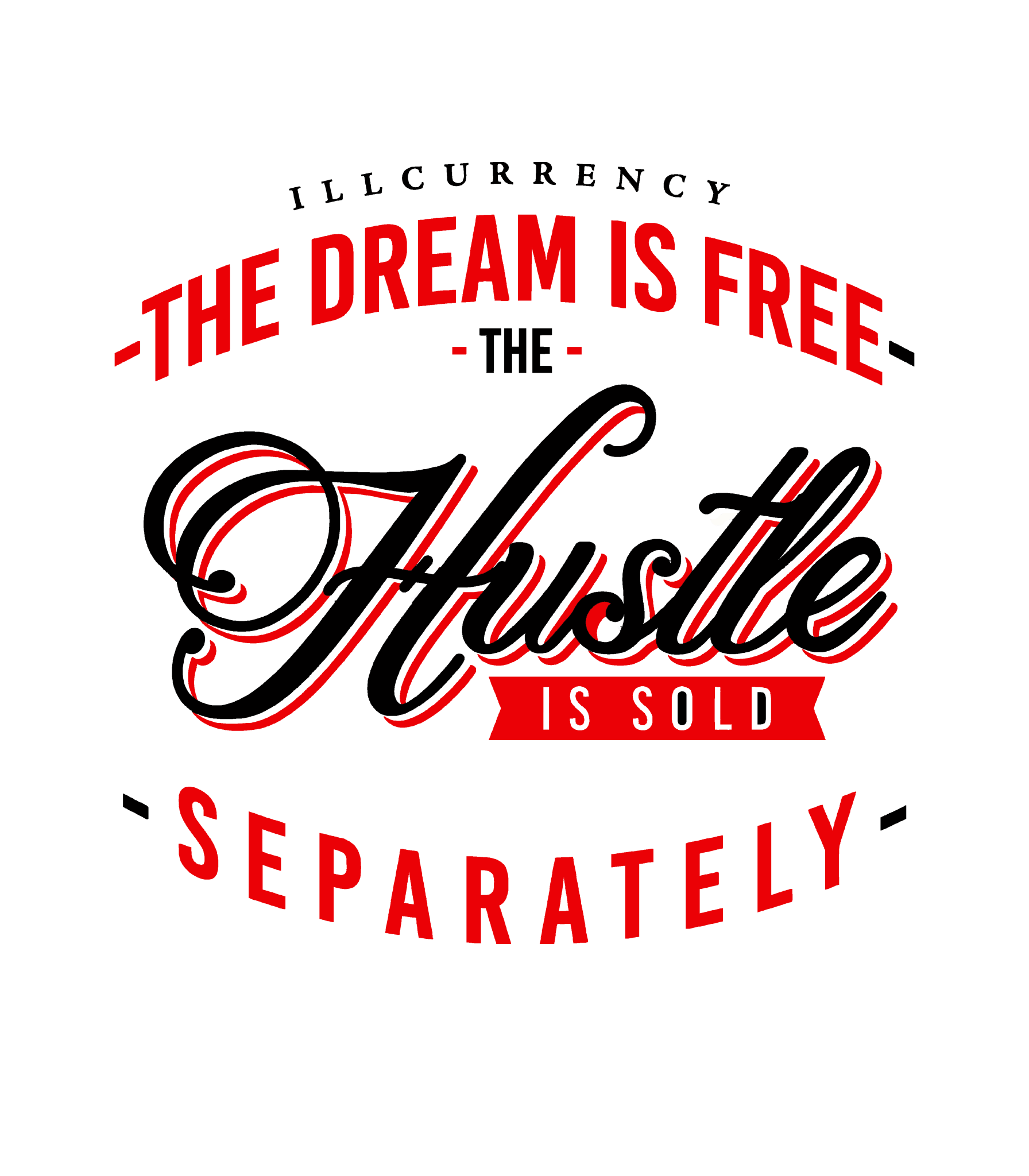 Air Jordan 4 "Red Cement" White T-Shirt (The dream is free)