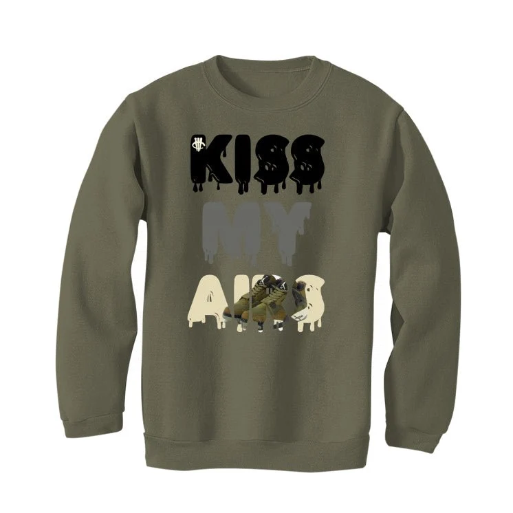 Air Jordan 4 SE Craft “Olive” | illcurrency Military Green T-Shirt (KISS MY AIRS) - Image 4