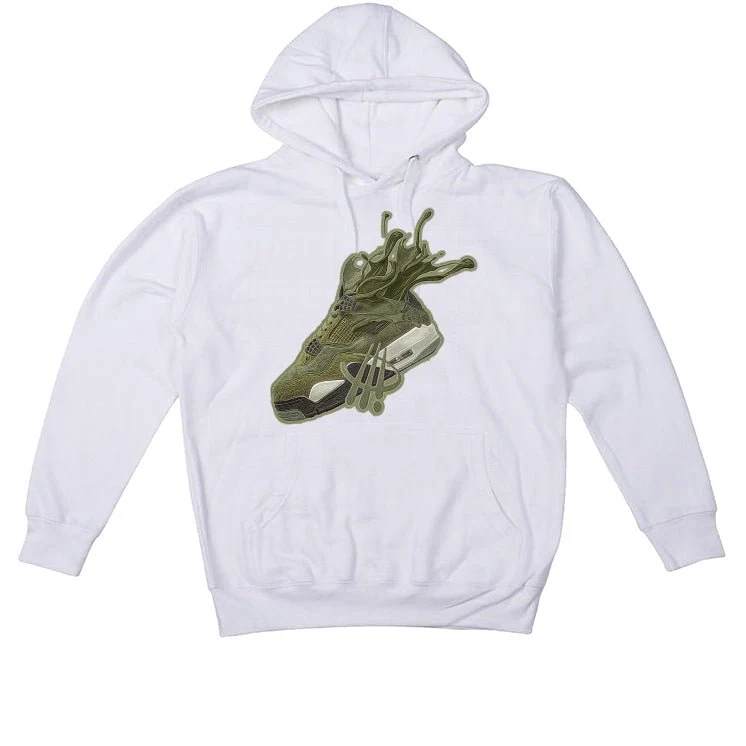 Air Jordan 4 SE Craft “Olive” | illcurrency White T-Shirt (SPLASH) - Image 3