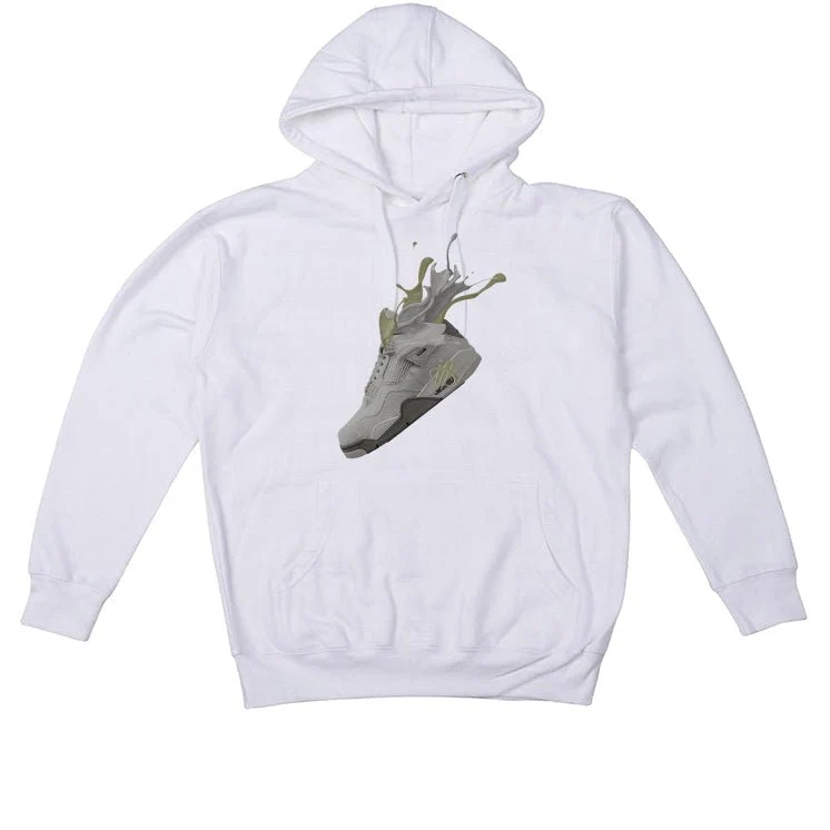 Air Jordan 4 SE Craft Photon Dust - White T-Shirt (SPLASH 4) - Image 3