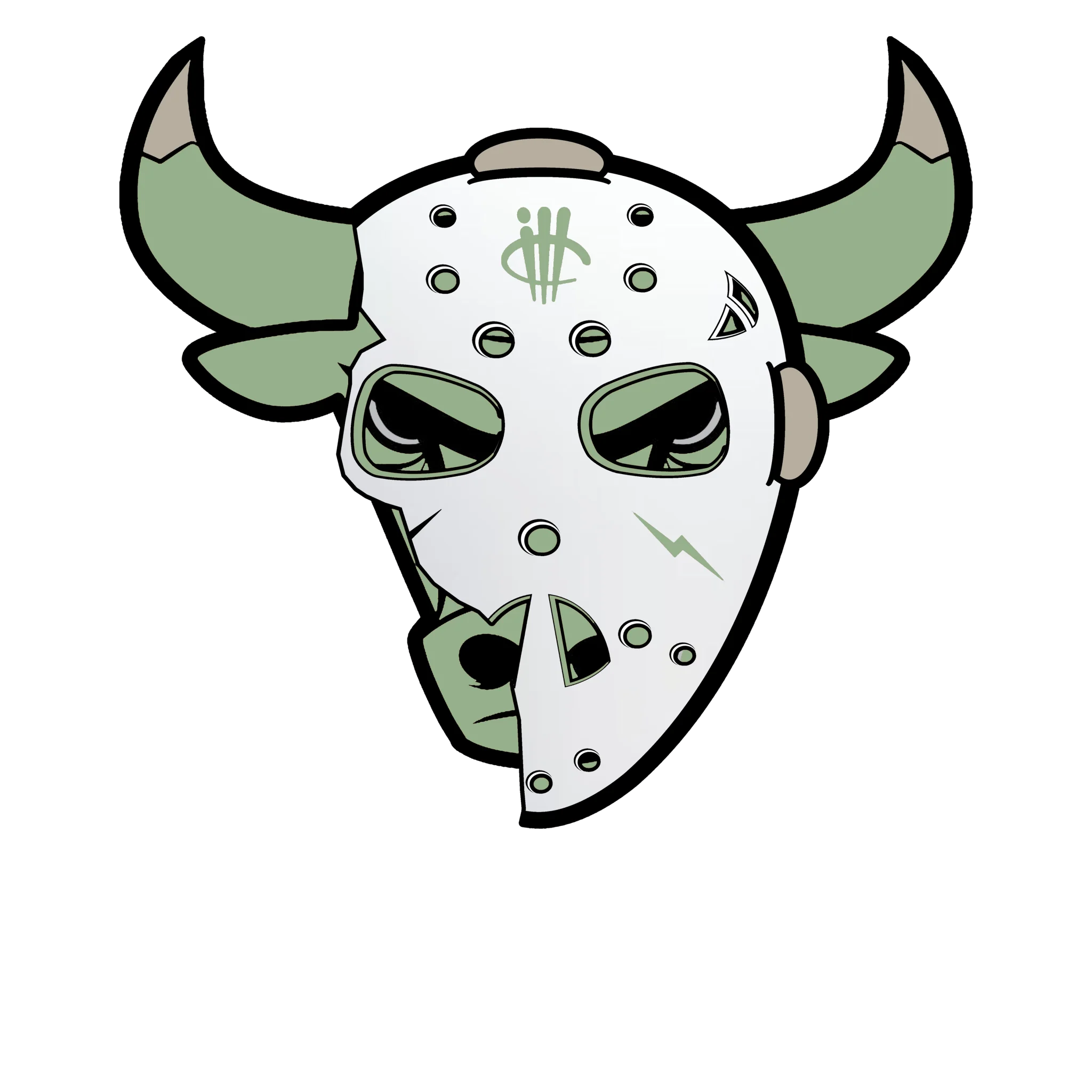 Air Jordan 4 Seafoam aka “Oil Green” - Black T-Shirt (Jason Mask)