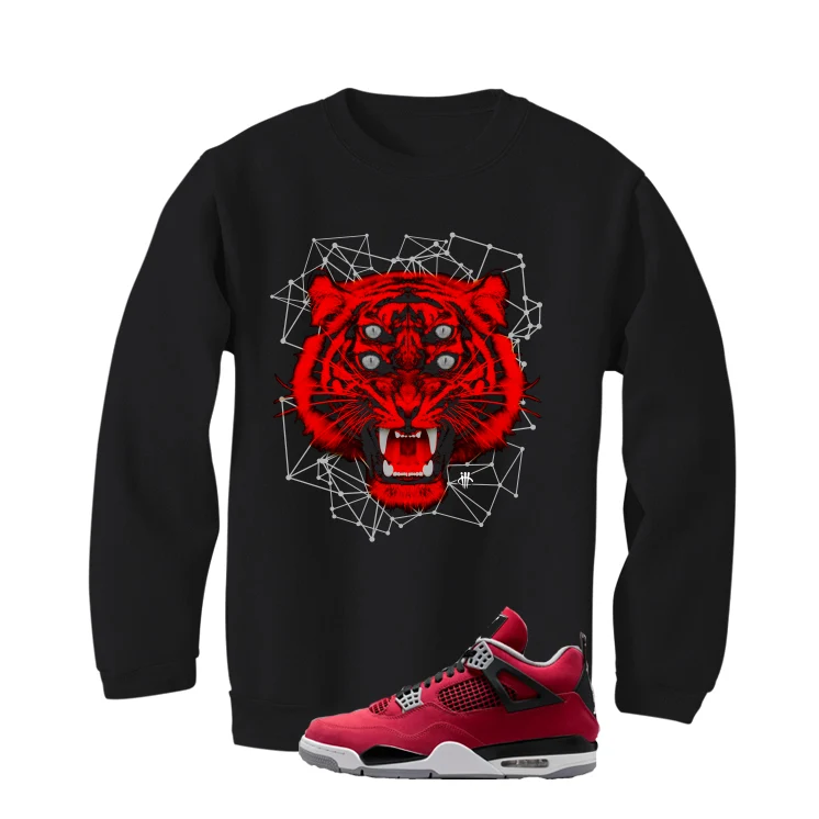 Air Jordan 4 Toro Bravo Matching T-Shirt, Sweatshirts, & Hoodies Black T-Shirt (Four Eyes)| illcurrency - Image 4