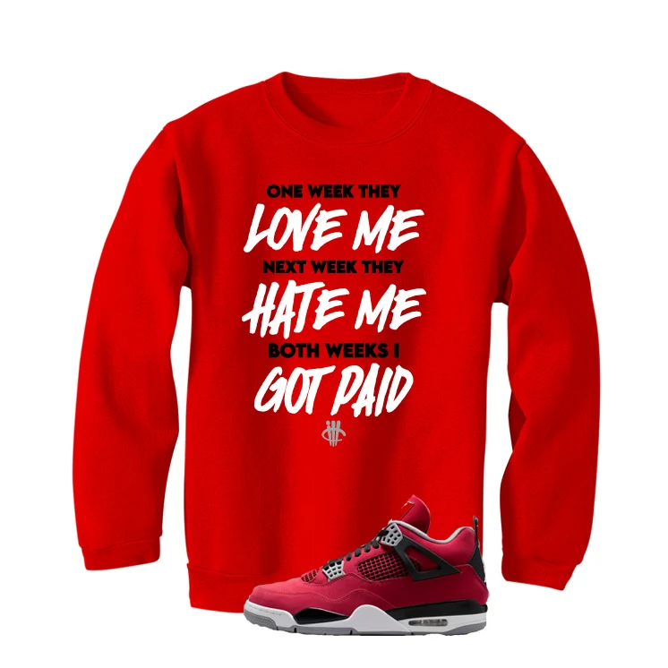 Air Jordan 4 Toro Bravo Matching T-Shirt, Sweatshirts, & Hoodies Red T-Shirt (Paid)| illcurrency - Image 4
