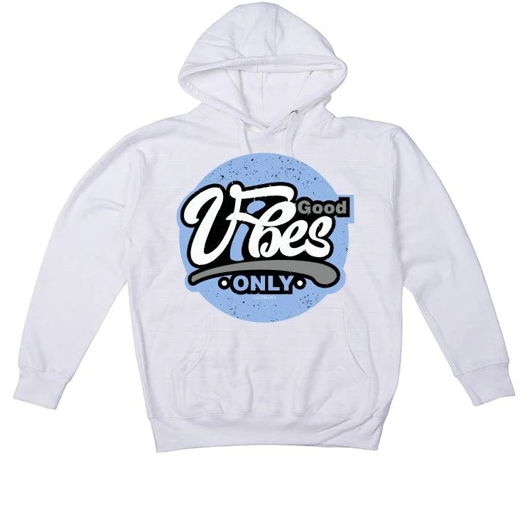 Air Jordan 4 UNC White T-Shirt (Good Vibes) - Image 3