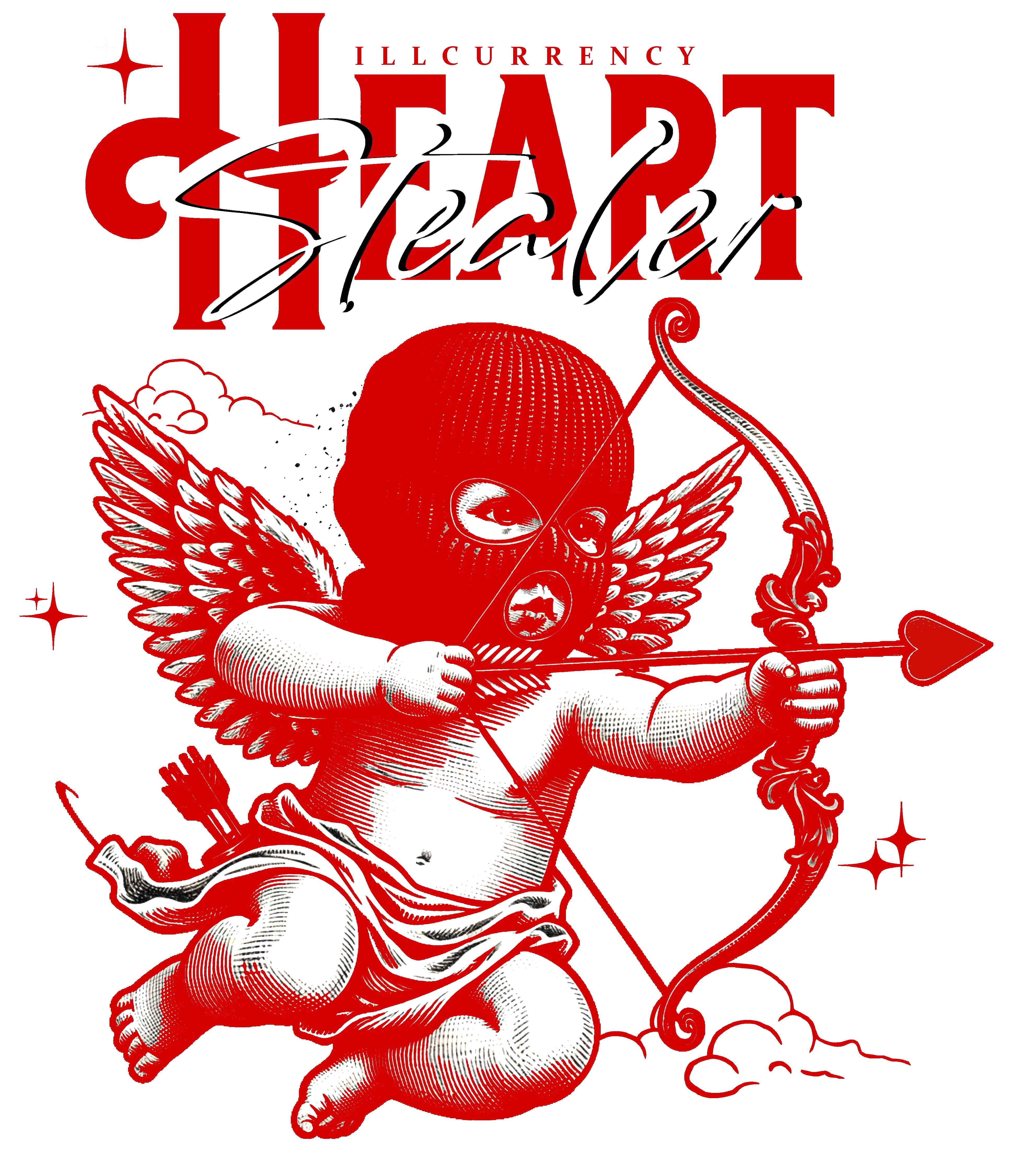 Air Jordan 4 Valentine’s Day (Sierra Red) Matching T-Shirt, Sweatshirts & Hoodies White T-Shirt (Heart Stealer)| illcurrency