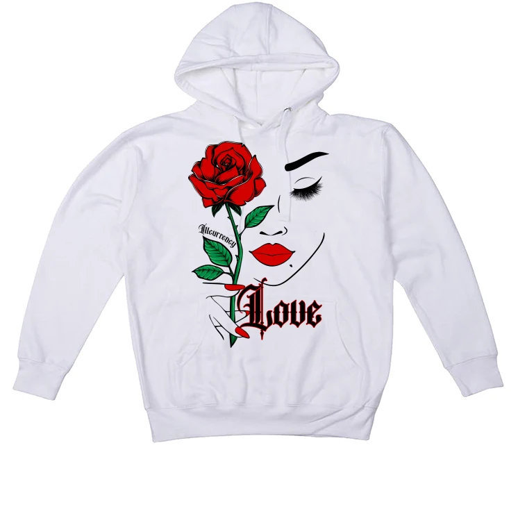 Air Jordan 4 Valentine’s Day (Sierra Red) Matching T-Shirt, Sweatshirts & Hoodies White T-Shirt (Love)| illcurrency - Image 3