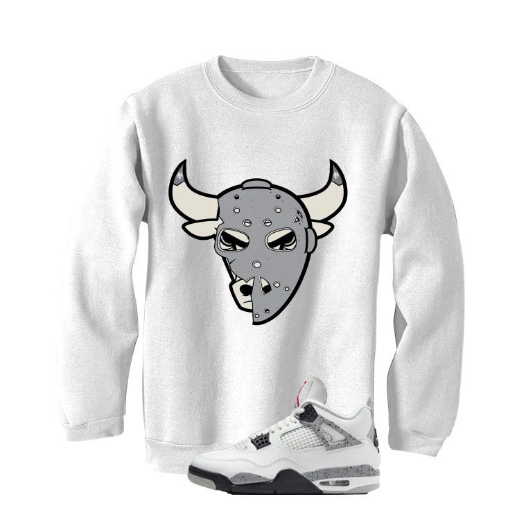 Air Jordan 4 White Cement White T-Shirt (Jason Bully)| illcurrency - Image 4