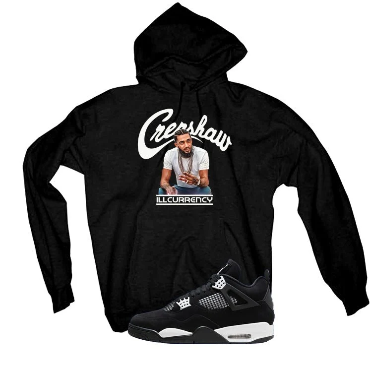 Air Jordan 4 White Thunder Black T-Shirt (Crenshaw)| illcurrency - Image 3