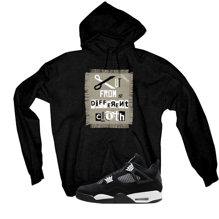 Air Jordan 4 White Thunder Black T-Shirt (Cut from a different cloth)| illcurrency - Image 3