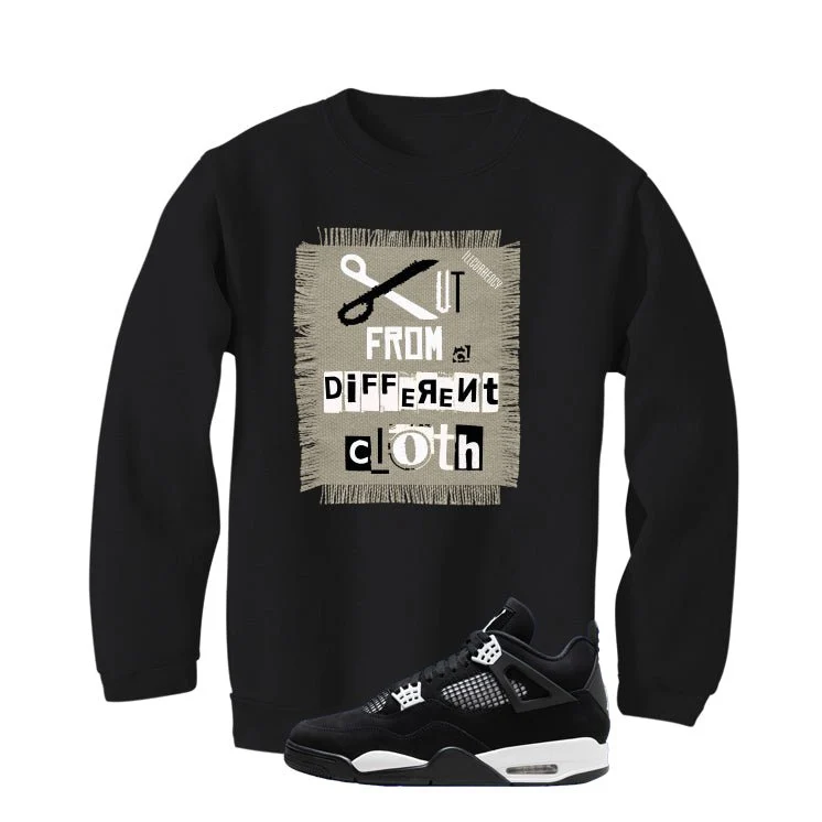Air Jordan 4 White Thunder Black T-Shirt (Cut from a different cloth)| illcurrency - Image 4