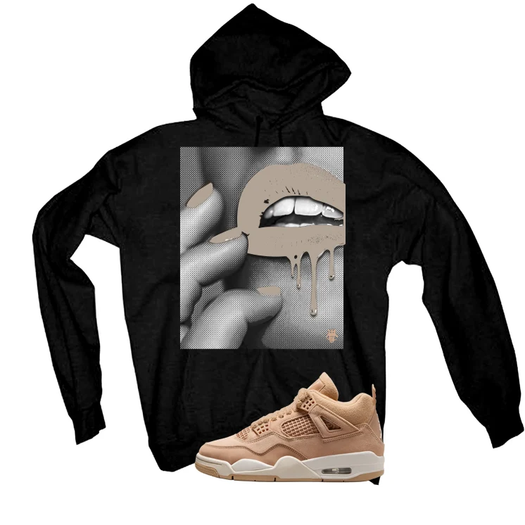 Air Jordan 4 WMNS Cozy Girl Matching T-Shirt, Sweatshirts & Hoodies Black T-Shirt (Touch)| illcurrency - Image 3