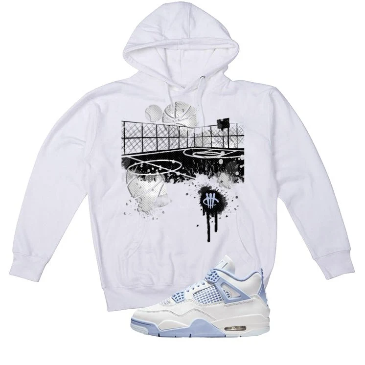 Air Jordan 4 WMNS Forget Me Not White T-Shirt (B Court)| illcurrency - Image 3