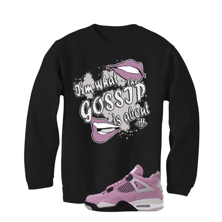 Air Jordan 4 WMNS Orchid Black T-Shirt (Gossip)| illcurrency - Image 4