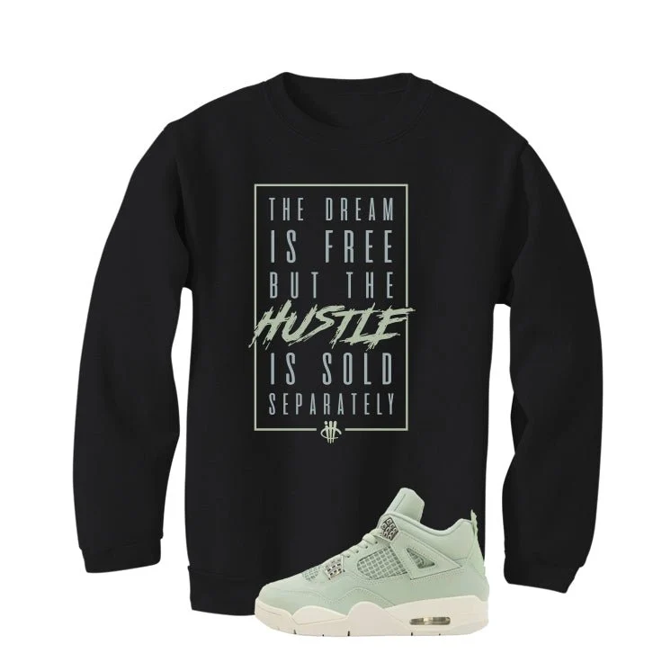 Air Jordan 4 WMNS Seafoam Black T-Shirt (Dream is Free)| illcurrency - Image 4