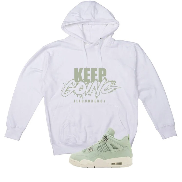 Air Jordan 4 WMNS Seafoam White T-Shirt (keep Going)| illcurrency - Image 3