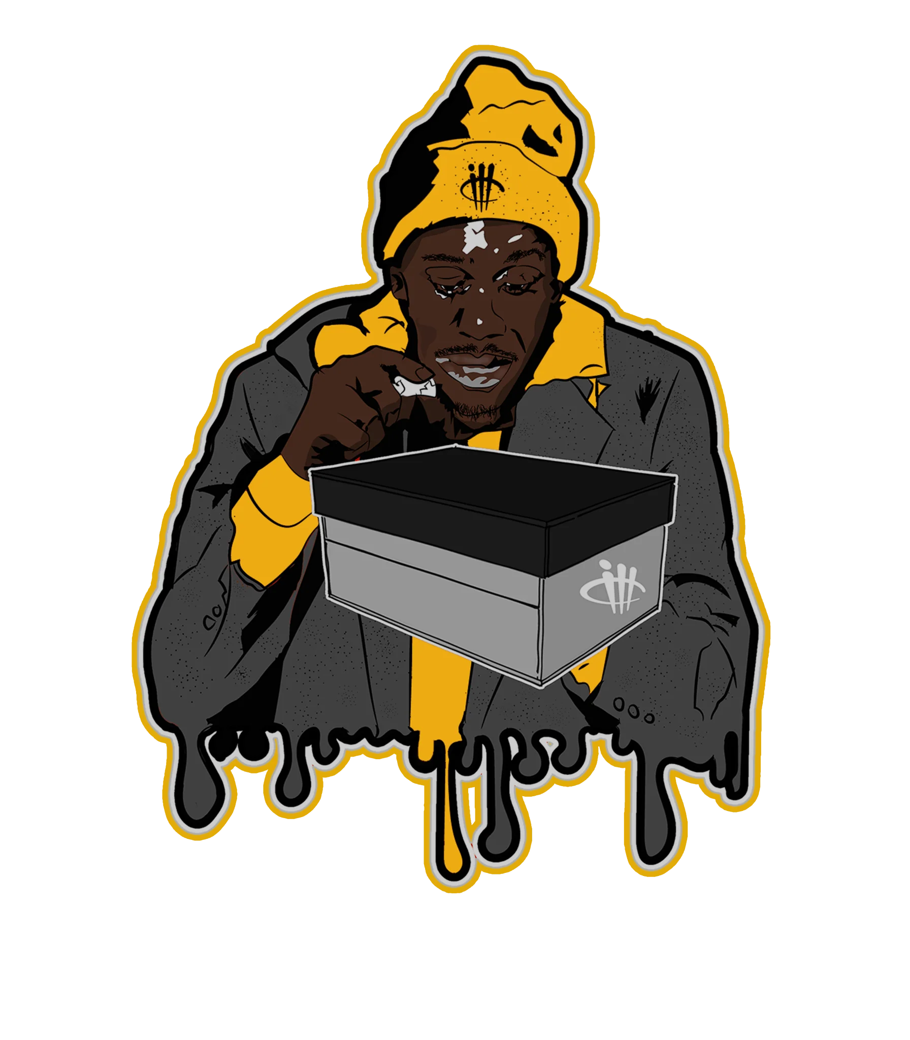 Air Jordan 4 WNNS “Vivid Sulfur” | illcurrency Black T-Shirt (UNCENSORED)