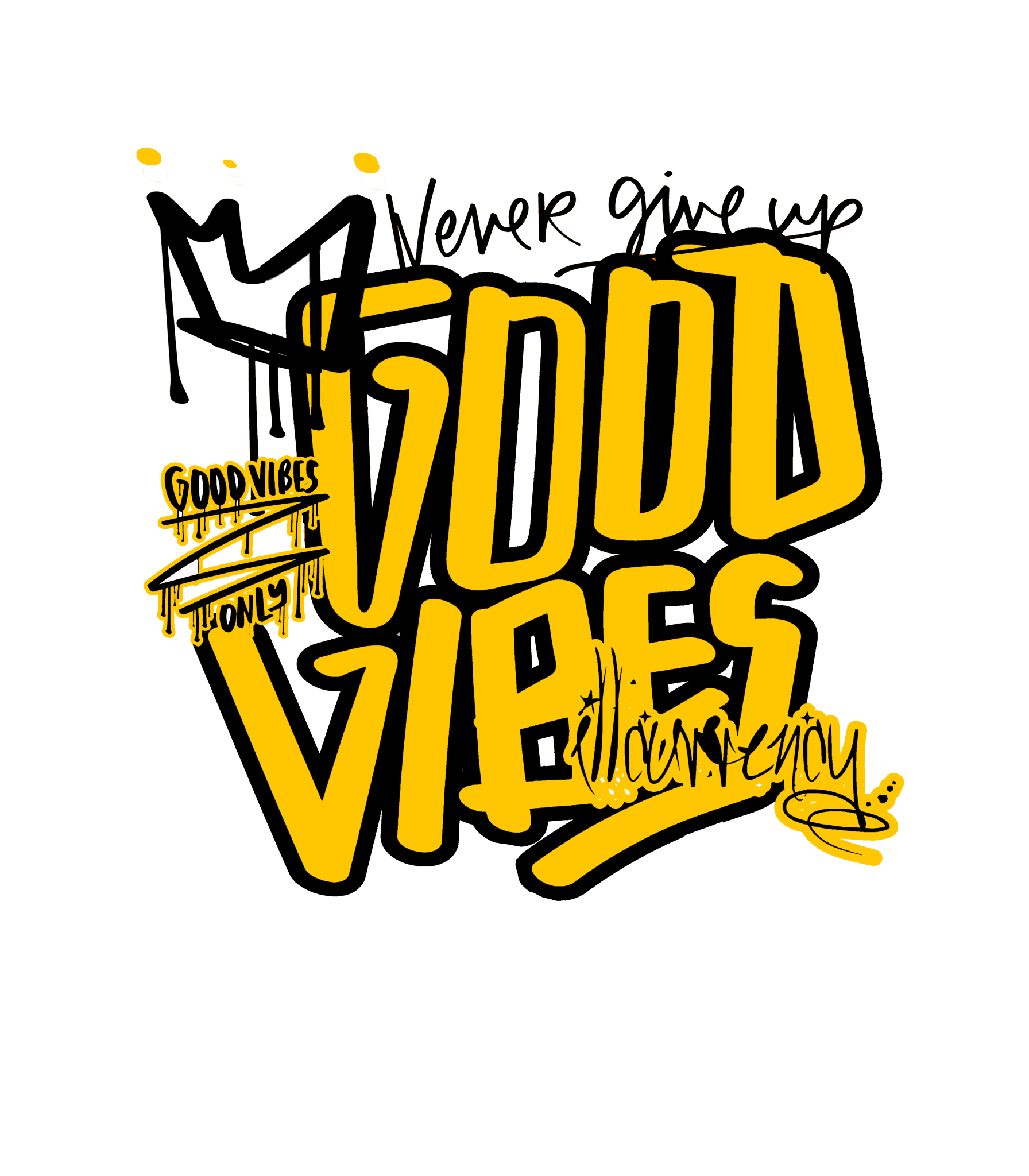 Air Jordan 4 WNNS “Vivid Sulfur” | illcurrency White T-Shirt (Good Vibes)