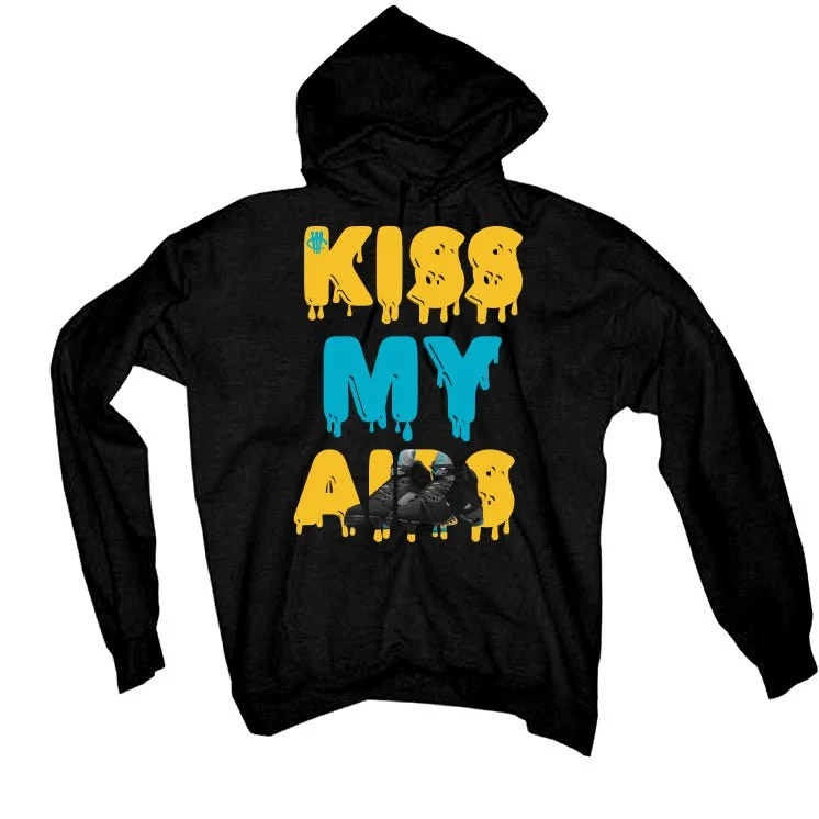 Air Jordan 5 Aqua - Black T-Shirt (KISS MY AIRS) - Image 3