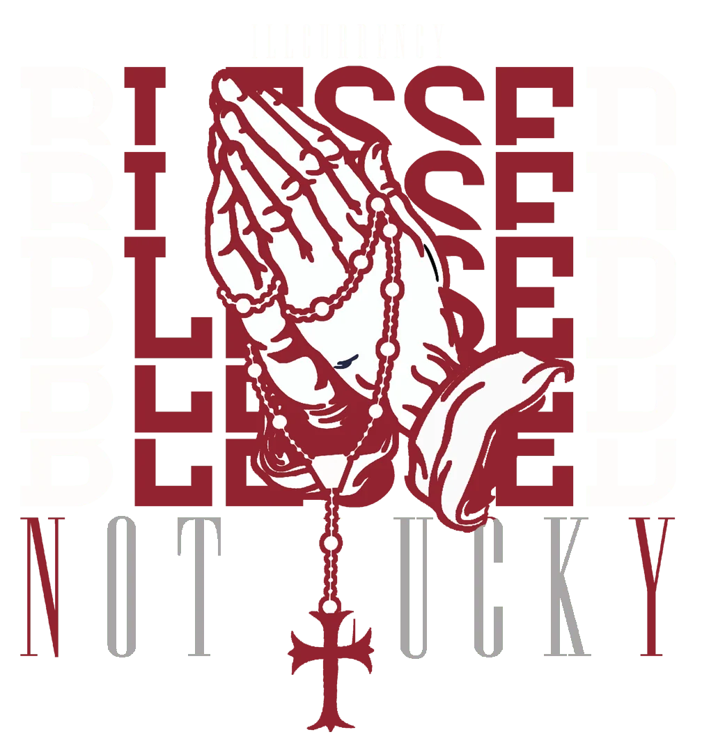 Air Jordan 5 Black Metallic Reimagined Black T-Shirt (Blessed not lucky)| illcurrency