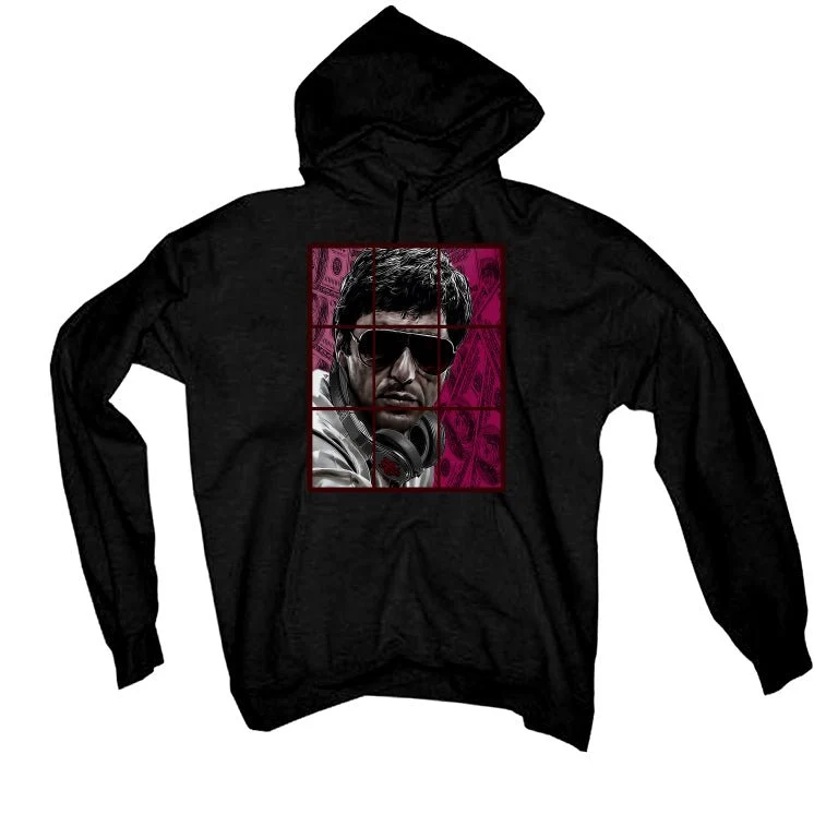 Air Jordan 5 Burgundy - Black T-Shirt (PACINO) - Image 3