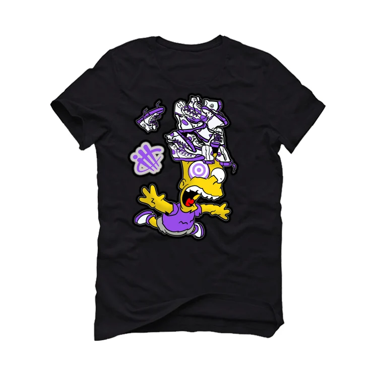 Air Jordan 5 “Concord” Black T-Shirt (free fall) - Image 2
