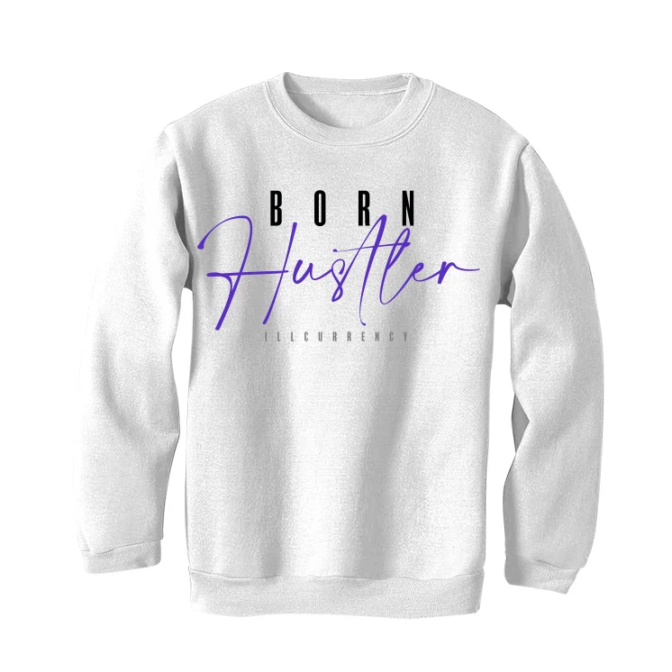 Air Jordan 5 “Concord” White T-Shirt (Born Hustler) - Image 4