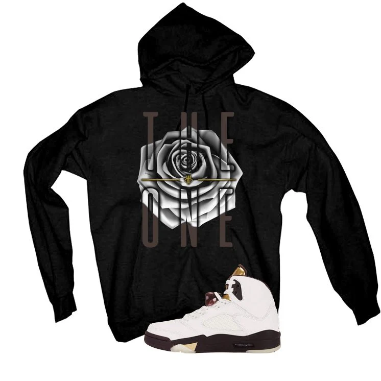 Air Jordan 5 Earth/Metallic Gold Black T-Shirt (The One)| illcurrency - Image 3