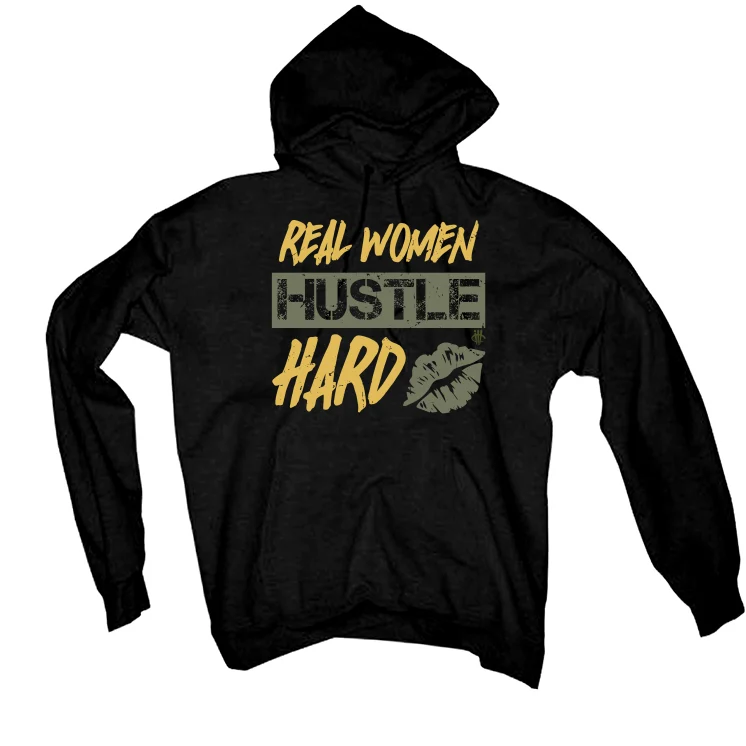 Air Jordan 5 “Jade Horizon” | illCurrency Black T-Shirt (REAL WOMAN HUSTLE) - Image 3